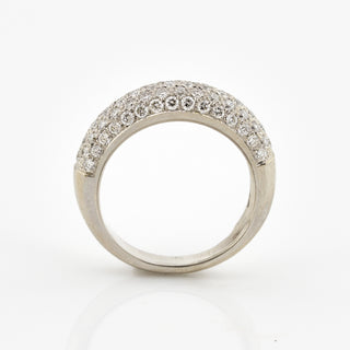 Brillantring aus 750 Weißgold, nachhaltiger second hand Schmuck perfekt aufgearbeitet