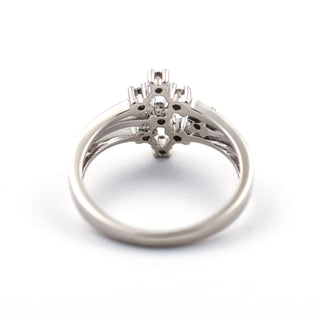 Brillantring aus 585 Weißgold, nachhaltiger second hand Schmuck perfekt aufgearbeitet