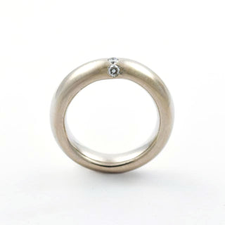 Quinn Brillantring aus 750 Weißgold, nachhaltiger second hand Schmuck perfekt aufgearbeitet