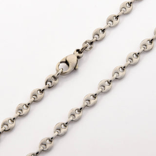 FBM Schiffsankerkette aus 585 Weißgold, nachhaltiger second hand Schmuck perfekt aufgearbeitet