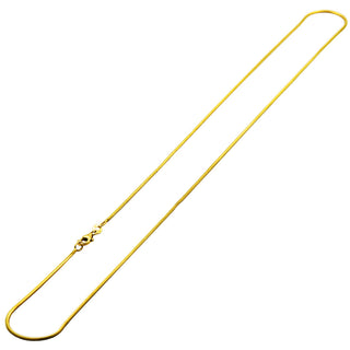 Schlangenkette aus 585 Gelbgold, nachhaltiger second hand Schmuck perfekt aufgearbeitet