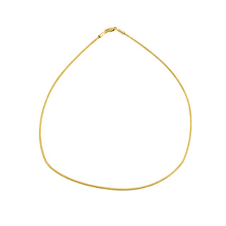 Schlangenkette aus 585 Gelbgold, nachhaltiger second hand Schmuck perfekt aufgearbeitet