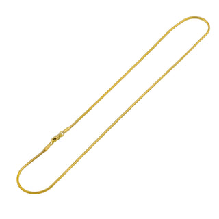 Schlangenkette aus 585 Gelbgold, nachhaltiger second hand Schmuck perfekt aufgearbeitet