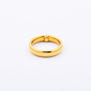 Gerstner Brillantring aus 750 Gelbgold, nachhaltiger second hand Schmuck perfekt aufgearbeitet