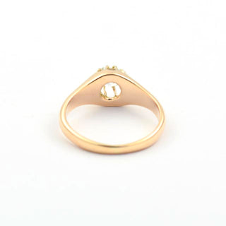 Brillantring aus 585 Gelbgold, nachhaltiger second hand Schmuck perfekt aufgearbeitet