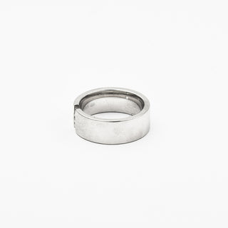 Brillantring aus 585 Weißgold, nachhaltiger second hand Schmuck perfekt aufgearbeitet