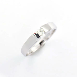 Christ Brillantring aus 585 Weißgold, nachhaltiger second hand Schmuck perfekt aufgearbeitet