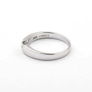 Christ Brillantring aus 585 Weißgold, nachhaltiger second hand Schmuck perfekt aufgearbeitet