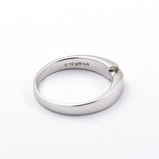 Christ Brillantring aus 585 Weißgold, nachhaltiger second hand Schmuck perfekt aufgearbeitet