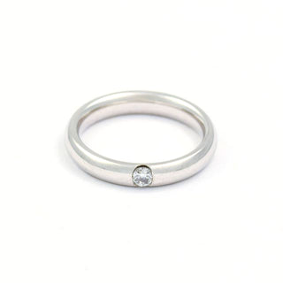 Steinberg Brillantring aus 585 Weißgold, nachhaltiger second hand Schmuck perfekt aufgearbeitet