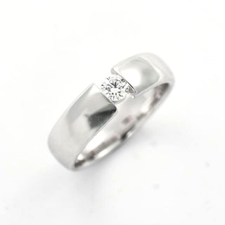 Christ Brillantring aus 585 Weißgold, nachhaltiger second hand Schmuck perfekt aufgearbeitet