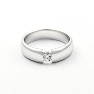 Christ Brillantring aus 585 Weißgold, nachhaltiger second hand Schmuck perfekt aufgearbeitet