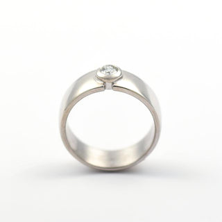 Quinn Brillantring aus 750 Weißgold, nachhaltiger second hand Schmuck perfekt aufgearbeitet