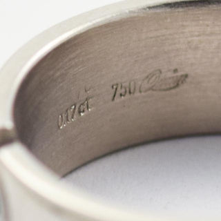 Quinn Brillantring aus 750 Weißgold, nachhaltiger second hand Schmuck perfekt aufgearbeitet