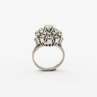 Ring aus 585 Weißgold mit Brillant, nachhaltiger second hand Schmuck perfekt aufgearbeitet