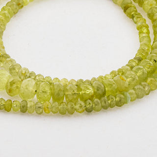 Beryllkette mit 925 Silberverschluß, nachhaltiger second hand Schmuck perfekt aufgearbeitet