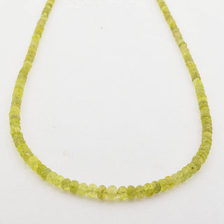 Beryllkette mit 925 Silberverschluß, nachhaltiger second hand Schmuck perfekt aufgearbeitet