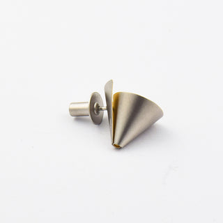 Niessing Stickpin CONO aus 1000 Gelbgold/Platin, nachhaltiger second hand Schmuck perfekt aufgearbeitet