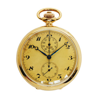 Tag Heuer Taschenuhr mit Chronograph, gebrauchte Luxusuhr im Top-Zustand