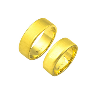 Trauringe aus 585 Gelbgold, nachhaltiger second hand Schmuck perfekt aufgearbeitet