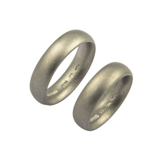 Niessing Trauringe Spitzoval aus 950 Platin, nachhaltiger second hand Schmuck perfekt aufgearbeitet