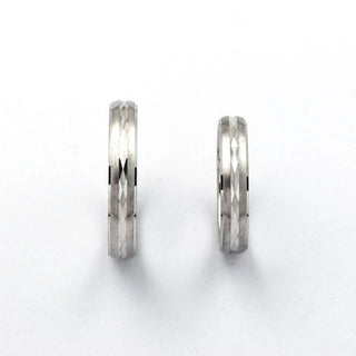 Niessing Trauringe aus 585 Weißgold, nachhaltiger second hand Schmuck perfekt aufgearbeitet