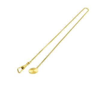 Uhrkette aus 585 Gelbgold, 38cm, nachhaltiger second hand Schmuck perfekt aufgearbeitet