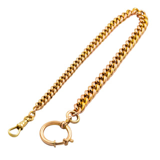 Uhrkette aus 585 Roségold, nachhaltiger second hand Schmuck perfekt aufgearbeitet