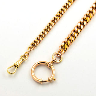 Uhrkette aus 585 Roségold, nachhaltiger second hand Schmuck perfekt aufgearbeitet