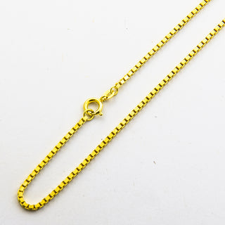 Veneziakette aus 585 Gelbgold, nachhaltiger second hand Schmuck perfekt aufgearbeitet