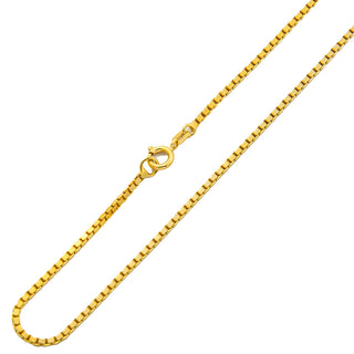 Veneziakette aus 750 Gelbgold, nachhaltiger second hand Schmuck perfekt aufgearbeitet