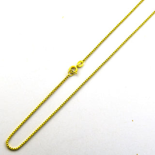 Veneziakette aus 585 Gelbgold, nachhaltiger second hand Schmuck perfekt aufgearbeitet