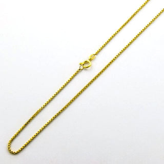 Veneziakette aus 585 Gelbgold, nachhaltiger second hand Schmuck perfekt aufgearbeitet