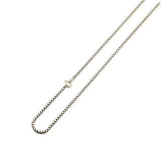 Veneziakette aus 585 Weißgold, 72cm, nachhaltiger second hand Schmuck perfekt aufgearbeitet