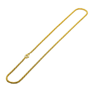 Zopfkette aus 750 Gelbgold, nachhaltiger second hand Schmuck perfekt aufgearbeitet