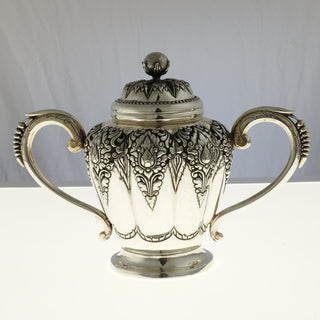 Zuckerdose Deluxe aus 800 Silber, nachhaltiger second hand Schmuck perfekt aufgearbeitet