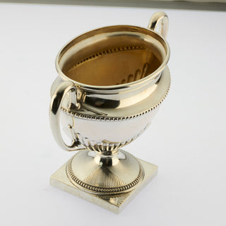 E. Goldschmidt Zuckerdose Queen Anne aus 800 Silber, nachhaltiger second hand Schmuck perfekt aufgearbeitet