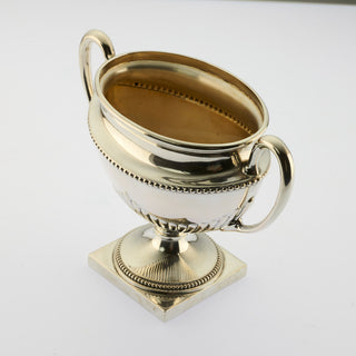 E. Goldschmidt Zuckerdose Queen Anne aus 800 Silber, nachhaltiger second hand Schmuck perfekt aufgearbeitet