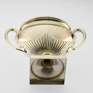 E. Goldschmidt Zuckerdose Queen Anne aus 800 Silber, nachhaltiger second hand Schmuck perfekt aufgearbeitet