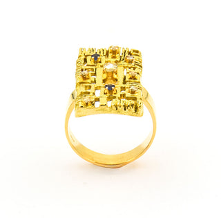 A. Frühauf Schmuckset aus 750 Gelbgold, nachhaltiger second hand Schmuck perfekt aufgearbeitet