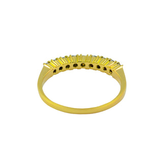 Brillantring aus 585 Gelbgold, nachhaltiger second hand Schmuck perfekt aufgearbeitet