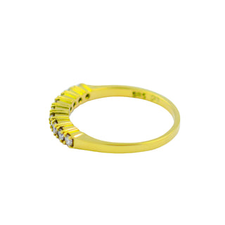 Brillantring aus 585 Gelbgold, nachhaltiger second hand Schmuck perfekt aufgearbeitet