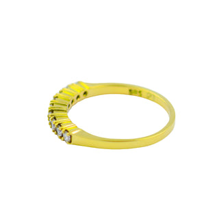 Brillantring aus 585 Gelbgold, nachhaltiger second hand Schmuck perfekt aufgearbeitet