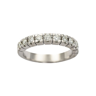 Brillantring aus 585 Weißgold, nachhaltiger second hand Schmuck perfekt aufgearbeitet