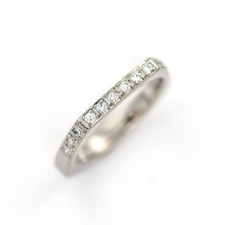 Diamantring aus 585 Weißgold, nachhaltiger second hand Schmuck perfekt aufgearbeitet