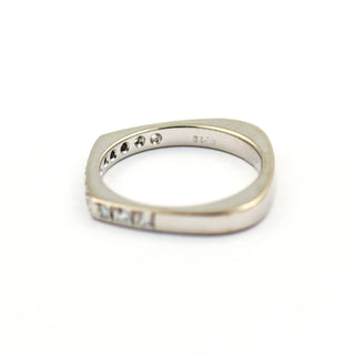 Diamantring aus 585 Weißgold, nachhaltiger second hand Schmuck perfekt aufgearbeitet