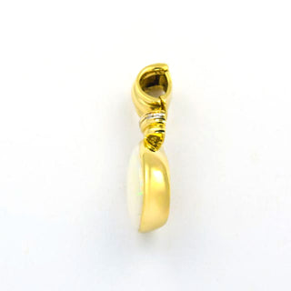 An-/Einhänger aus 585 Gelb- und Weißgold mit Opal und Diamant, nachhaltiger second hand Schmuck perfekt aufgearbeitet