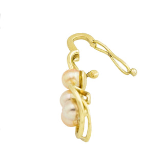 Perlenanhänger aus 585 Gelbgold, nachhaltiger second hand Schmuck perfekt aufgearbeitet