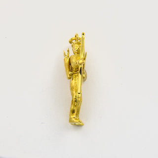 Anhänger Bogenschütze aus 585 Gelbgold, nachhaltiger second hand Schmuck perfekt aufgearbeitet