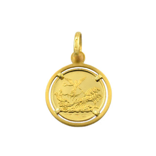 Anhänger aus 750 Gelbgold, nachhaltiger second hand Schmuck perfekt aufgearbeitet